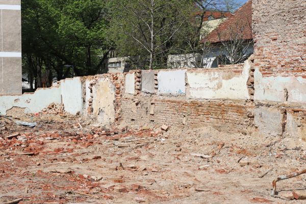 Brick Wall Demolition in Florence