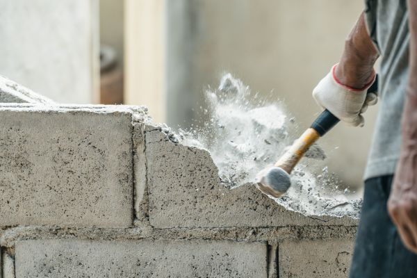 Block Wall Demolition in Florence